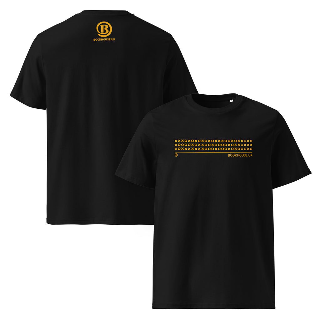 Noughts and Crosses t-shirt. Garment from the Institute archive. Each one contains something hidden. Look closely before you buy. 
